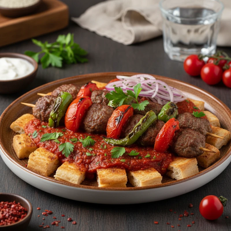 Domatesli Kebap